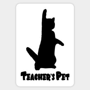 Teacher's Pet Cat Sticker